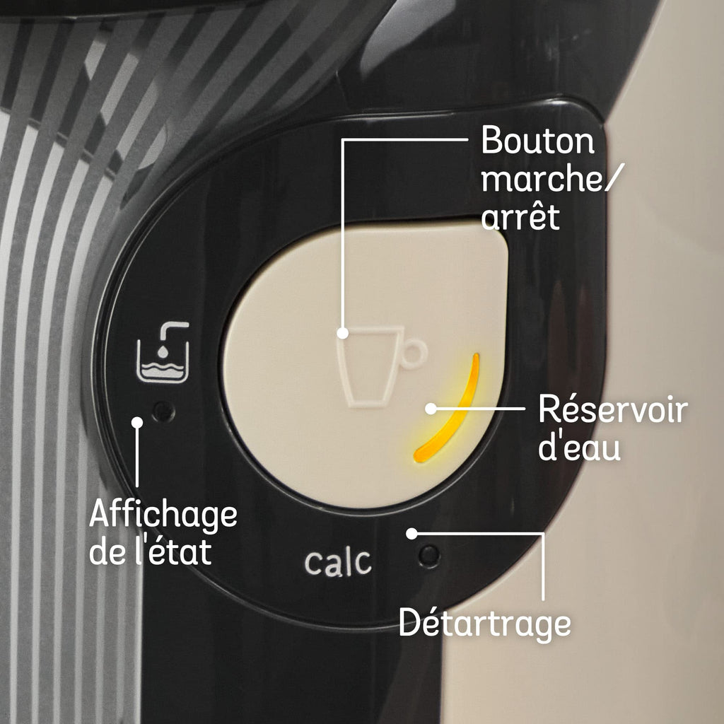 Cafetière Tassimo Style TAS1107 Vanille – Ultra Compacte 17 cm, +40 Boissons