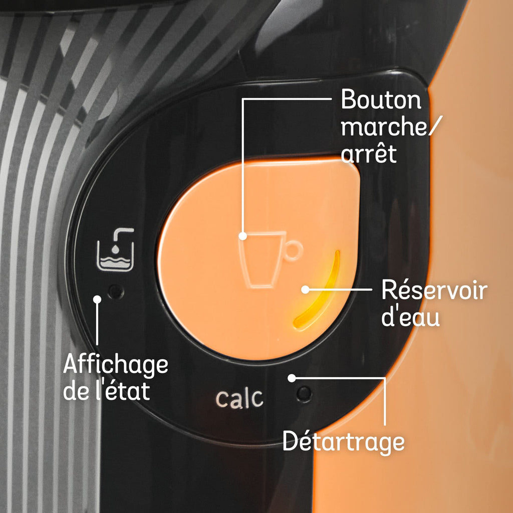 Cafetière Tassimo Style TAS1106 Pêche – Ultra Compacte 17 cm, +40 Boissons