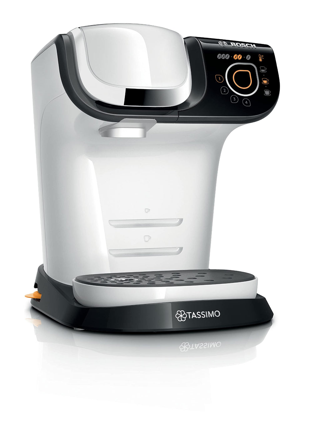 Cafetière Tassimo My Way TAS6504 Blanc – OneTouch, +40 Boissons, Filtre Brita Maxtra+