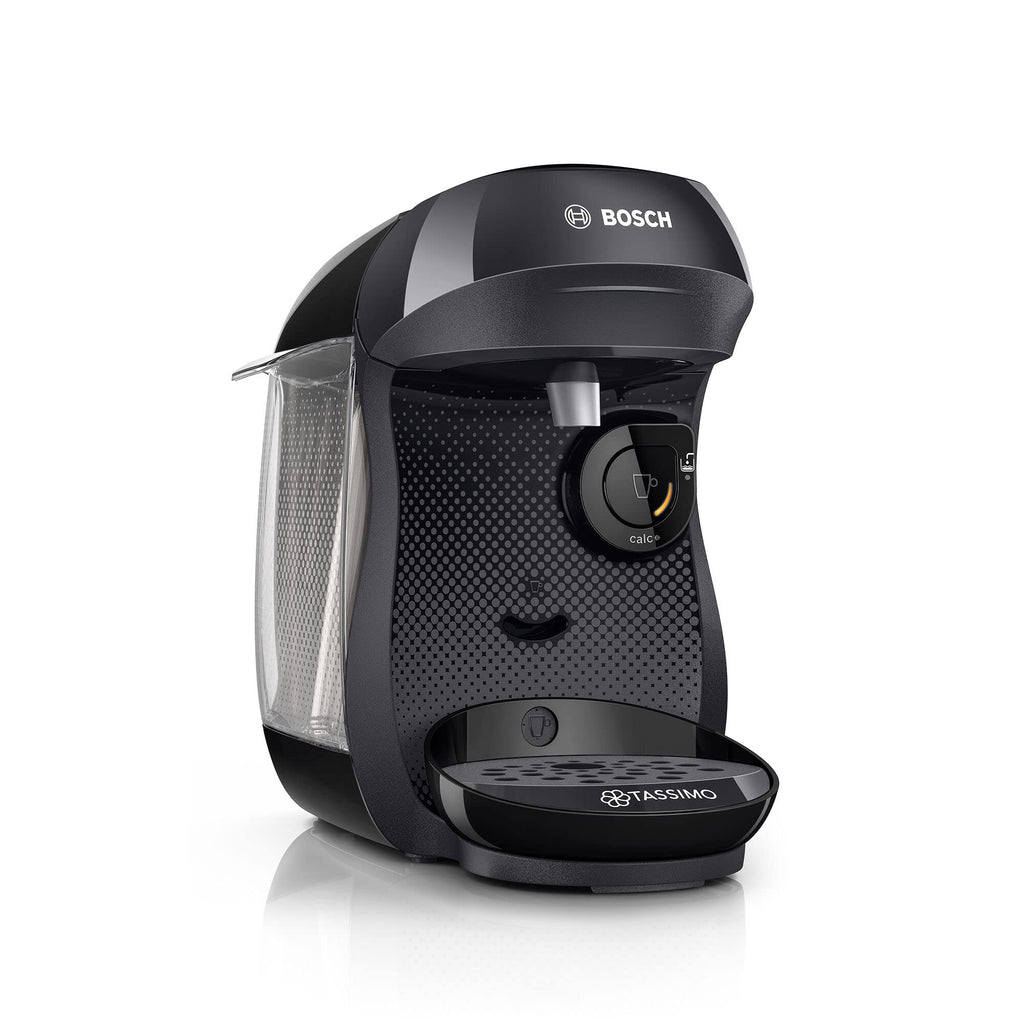 Cafetière Tassimo Happy TAS1002N Noir Intense – OneTouch, +40 Boissons, Compacte
