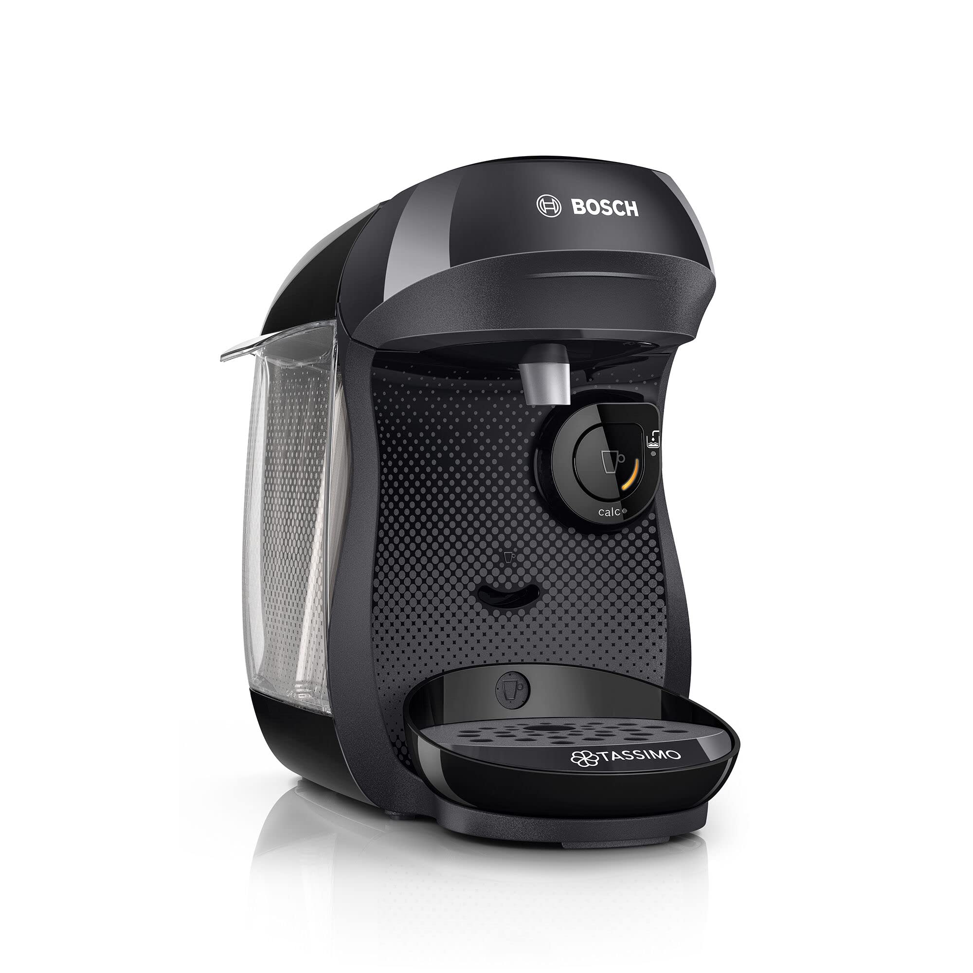 Cafetière Tassimo Happy TAS1002N Noir Intense – OneTouch, +40 Boissons, Compacte