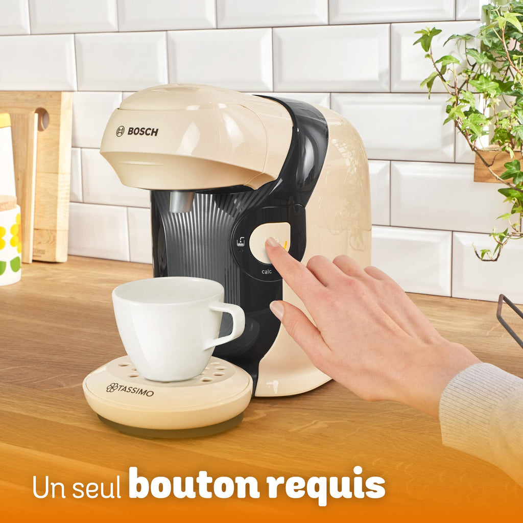 Cafetière Tassimo Style TAS1107 Vanille – Ultra Compacte 17 cm, +40 Boissons