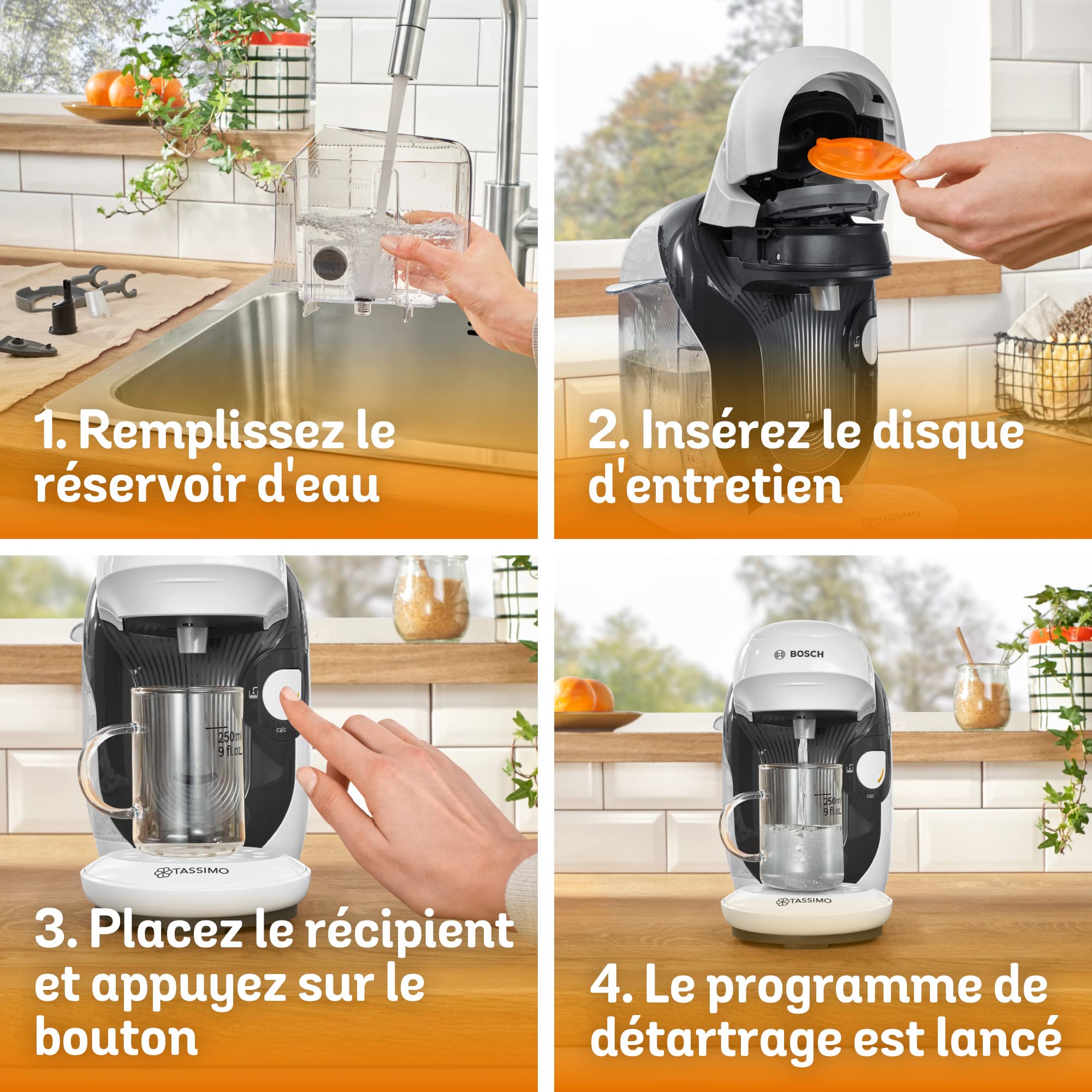 Cafetière Tassimo Style TAS1104 Blanc – Ultra Compacte 17 cm, +40 Boissons