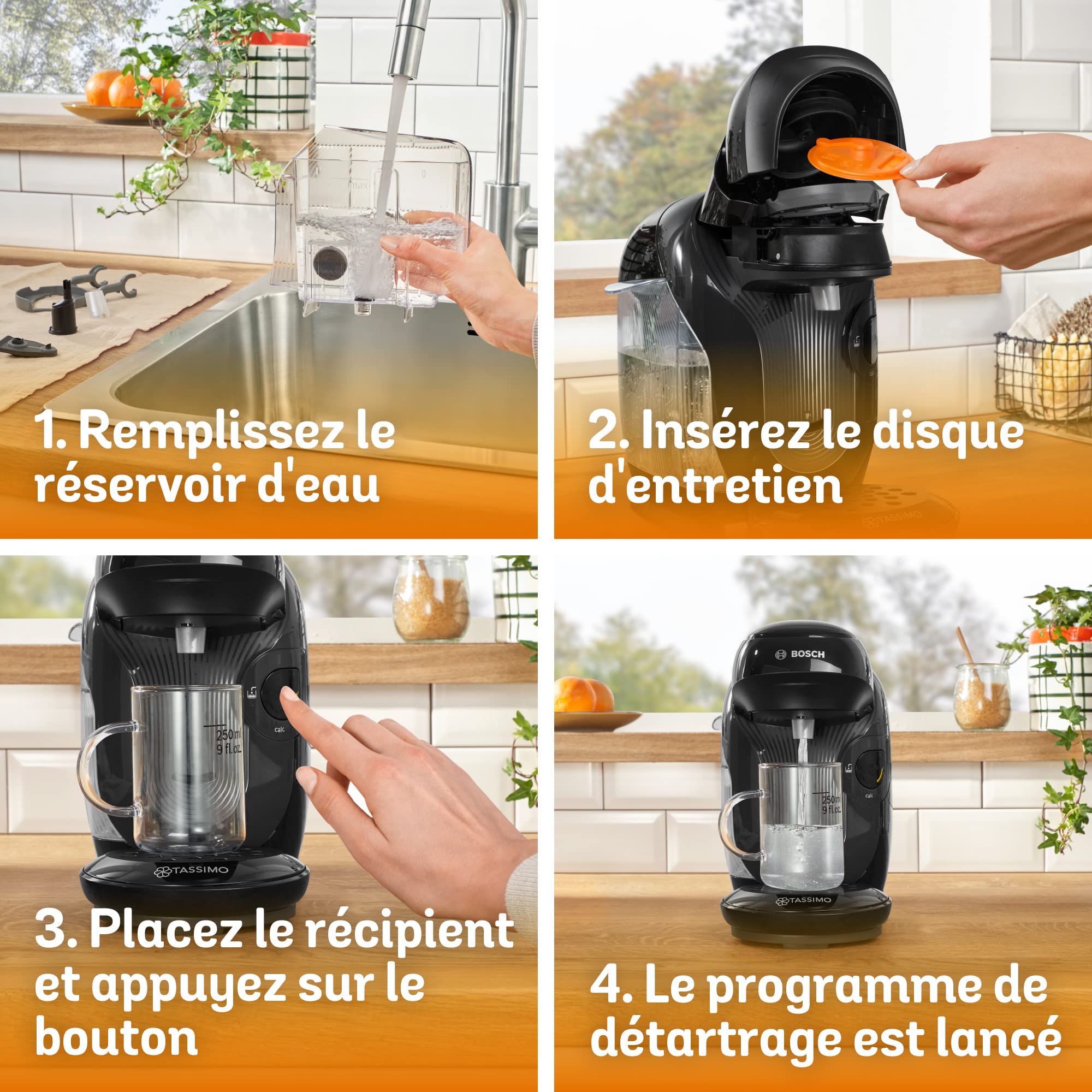 Cafetière Tassimo Style TAS1102 Noir – Ultra Compacte 17 cm, +40 Boissons